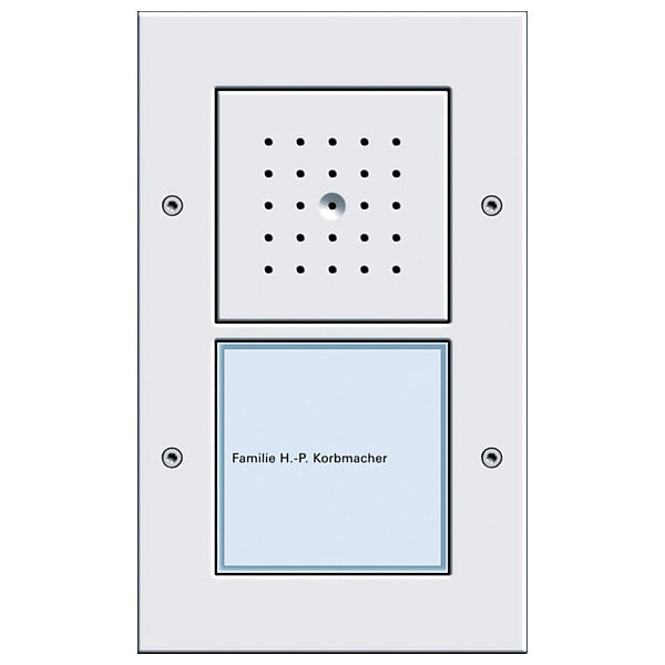 Gira Türstation AP 1fach reinweiß 126666